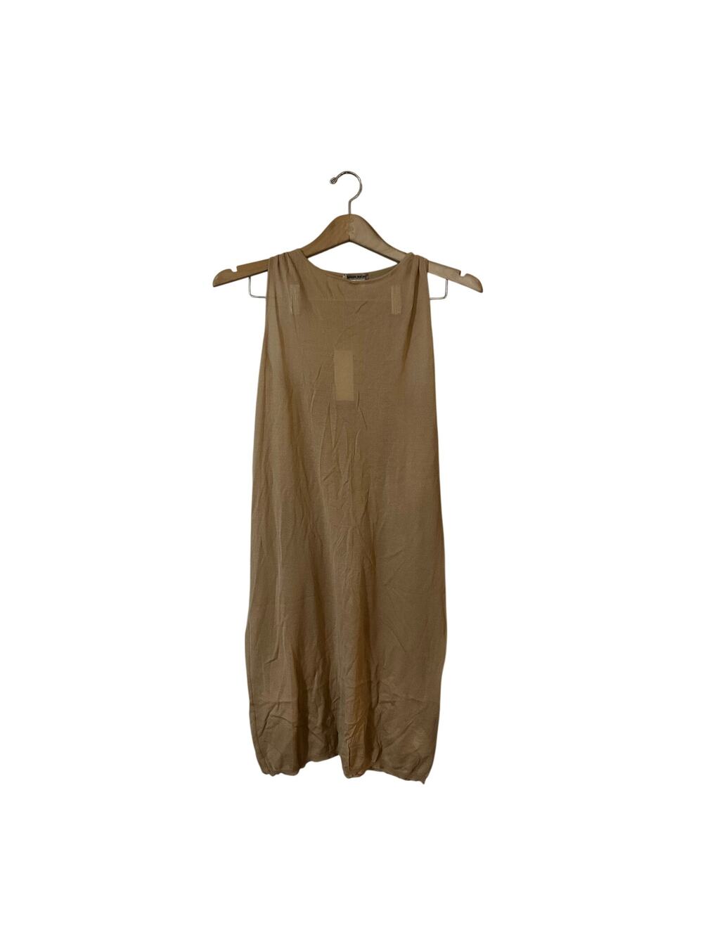 Tomas Maier Tank 100% Cashmere Racer Back Midi Dress Size 36 NEW WITH TAGS
